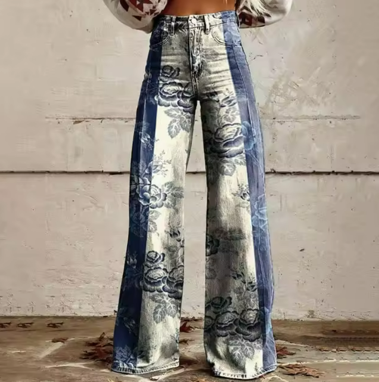 Dulcia™ | Boho Dahlia Jeans