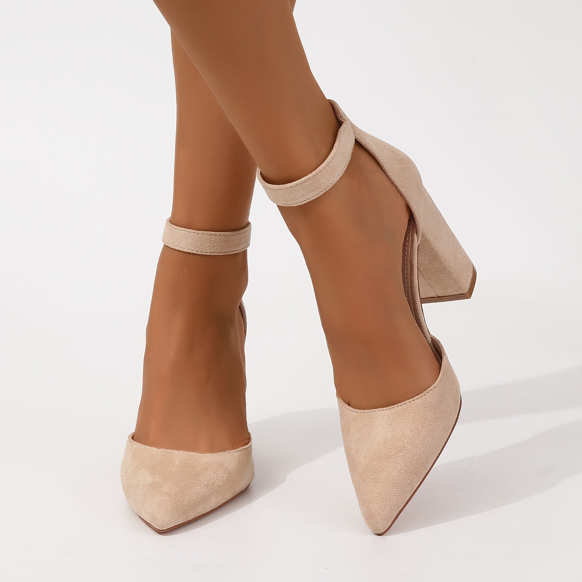 Dulcia™ | Velvet Block Heels