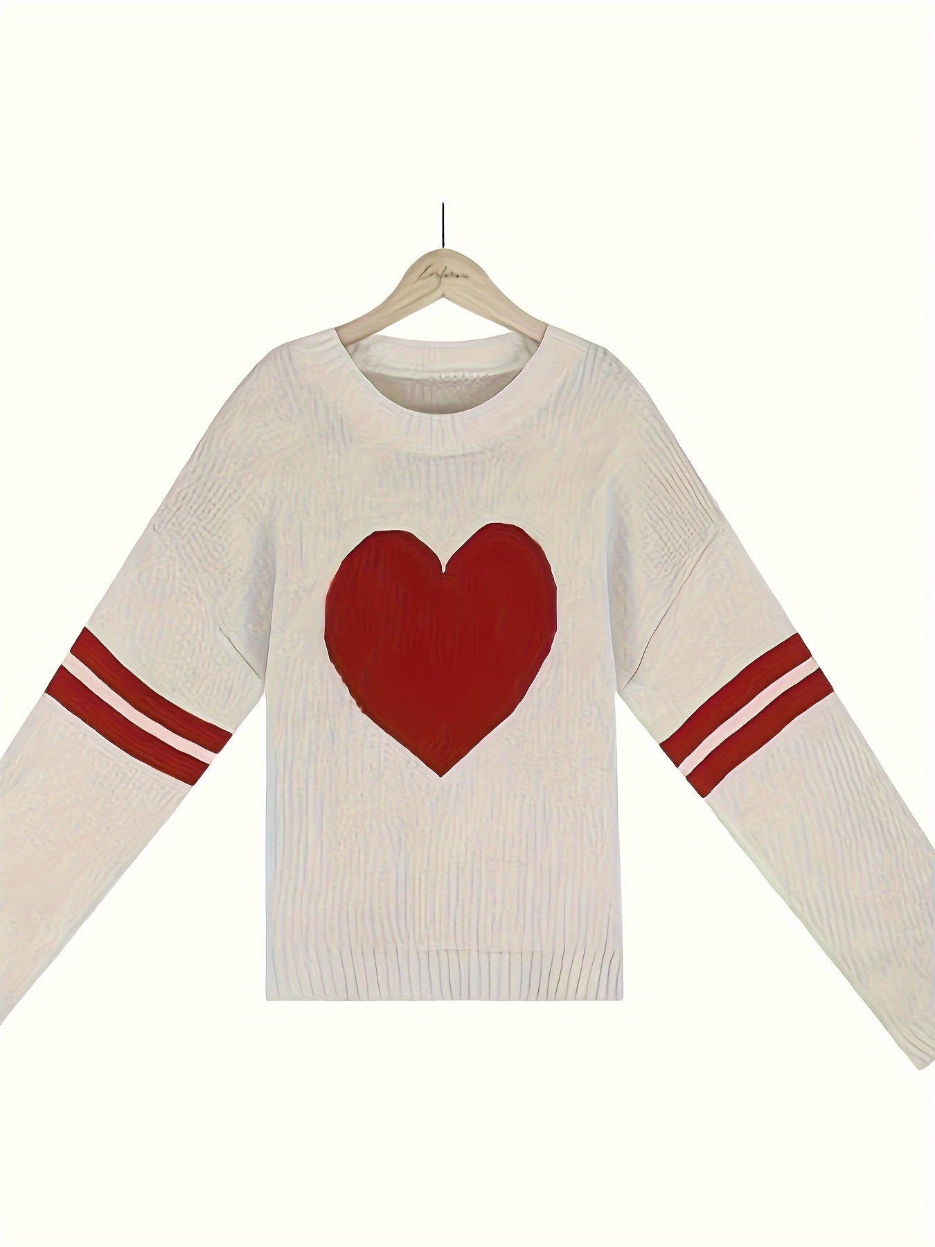 Aurora™ | Heart Crew Neck Sweater