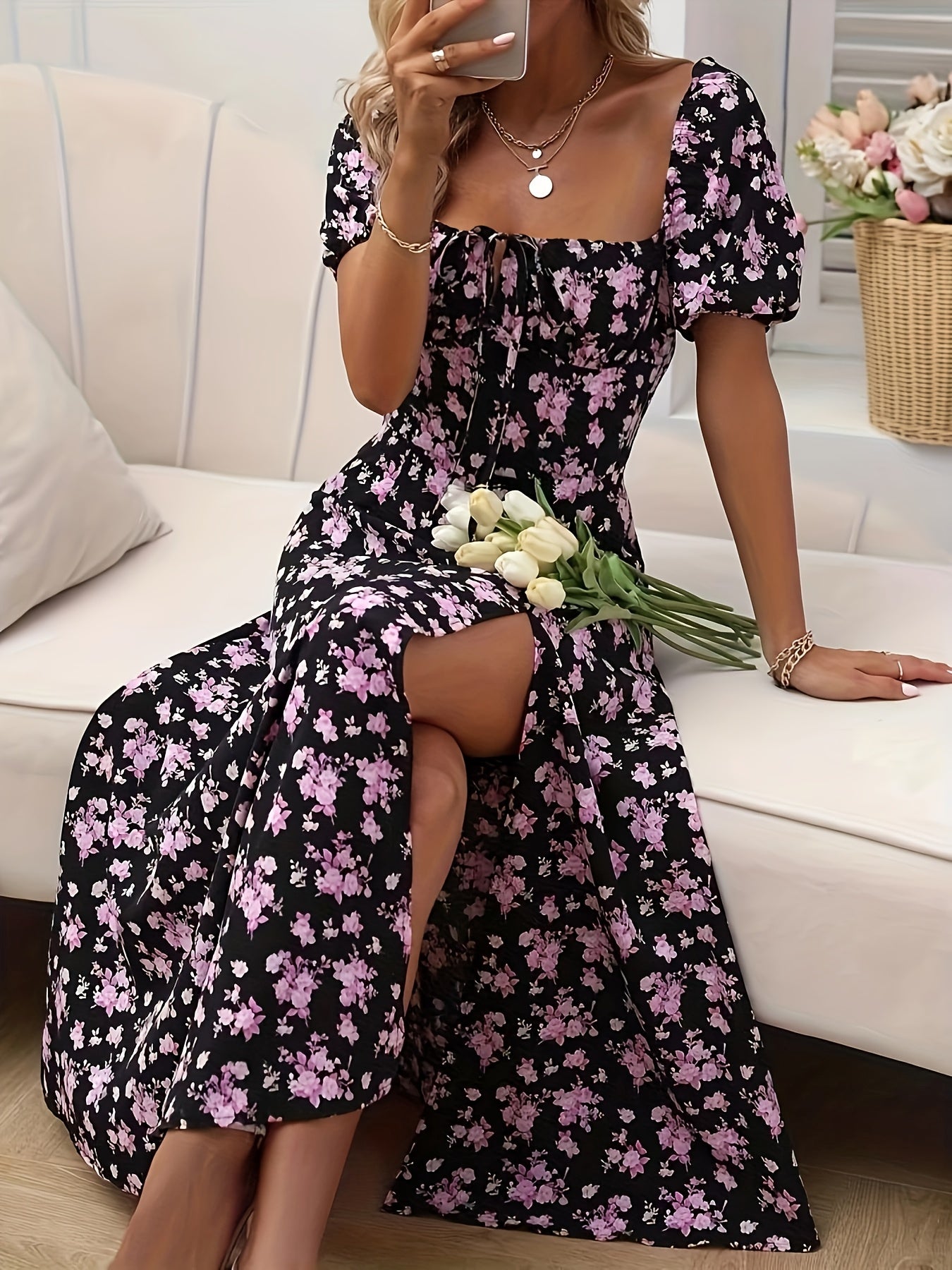 Amelia™ | Floral Charm Dress