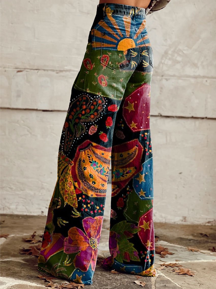Dulcia™ | Boho Esmeralda Jeans