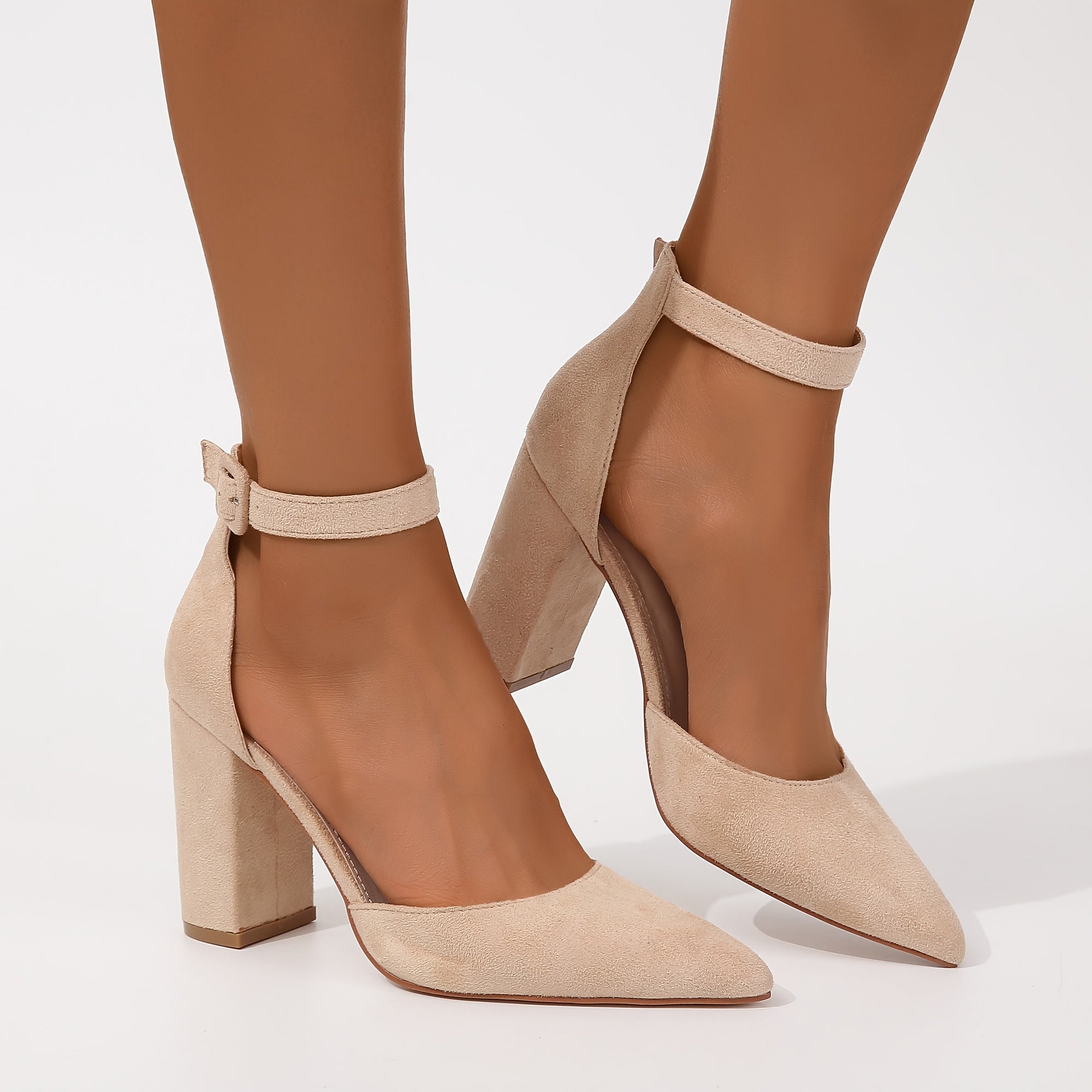 Dulcia™ | Velvet Block Heels