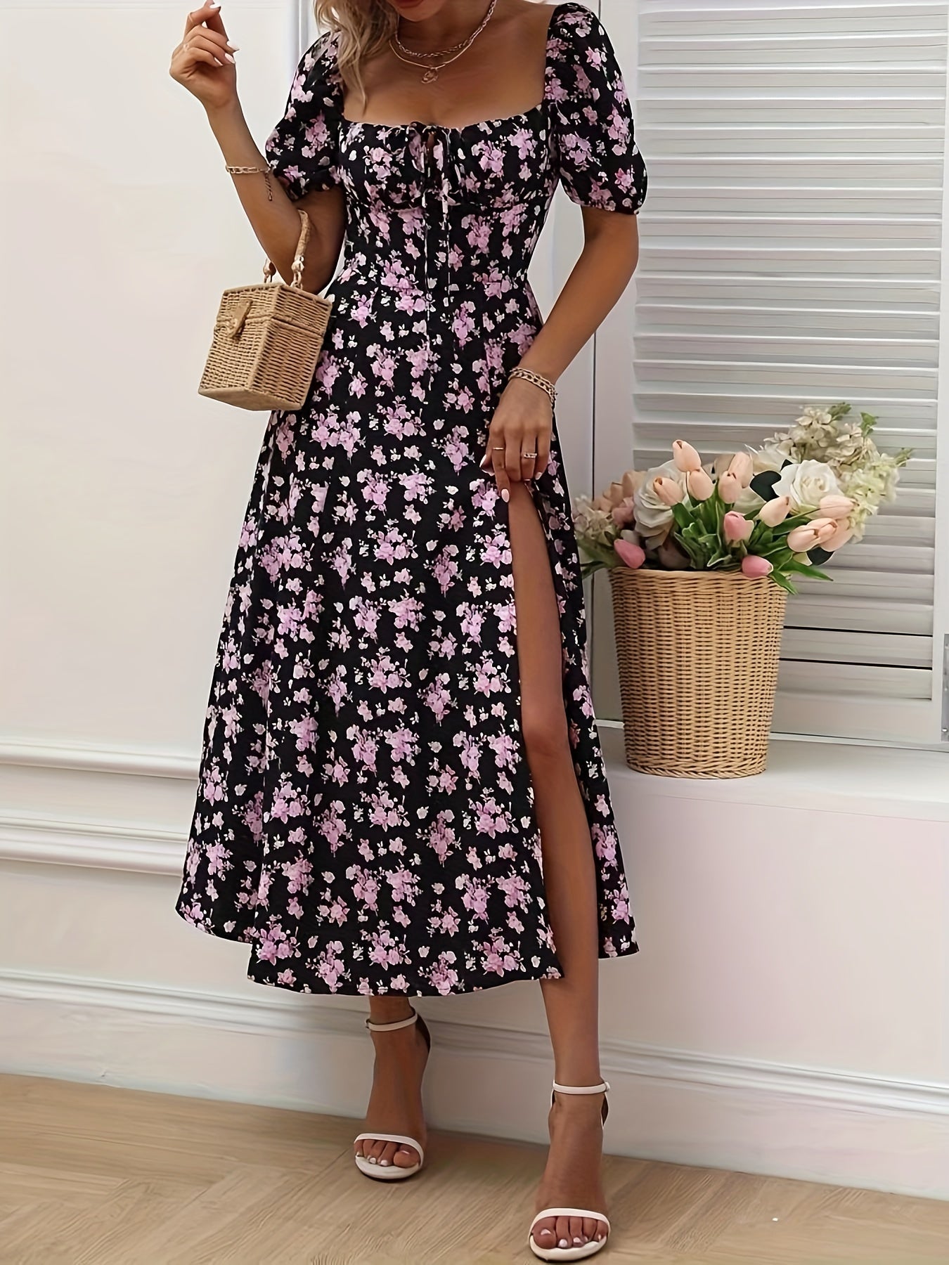 Amelia™ | Floral Charm Dress