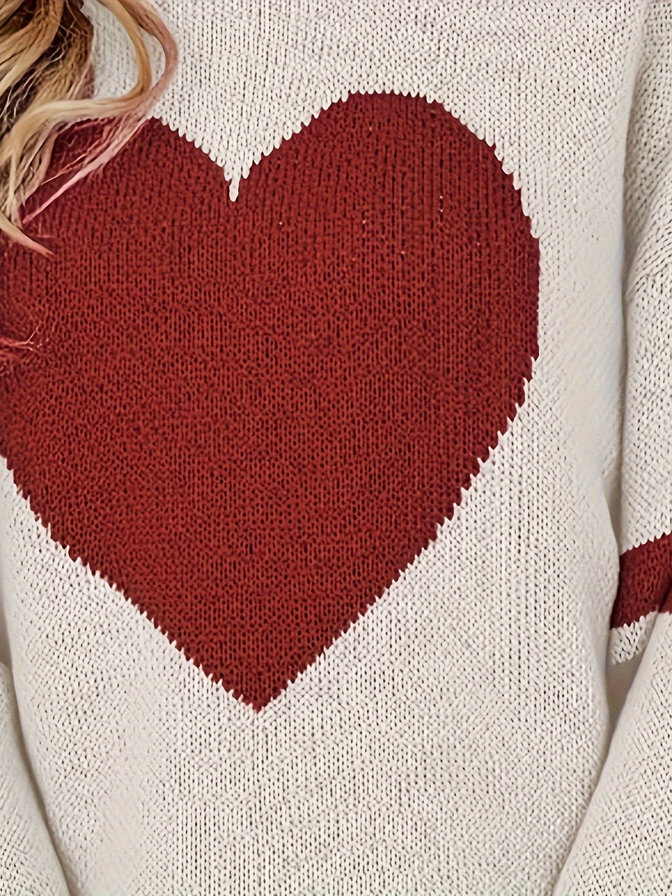 Aurora™ | Heart Crew Neck Sweater