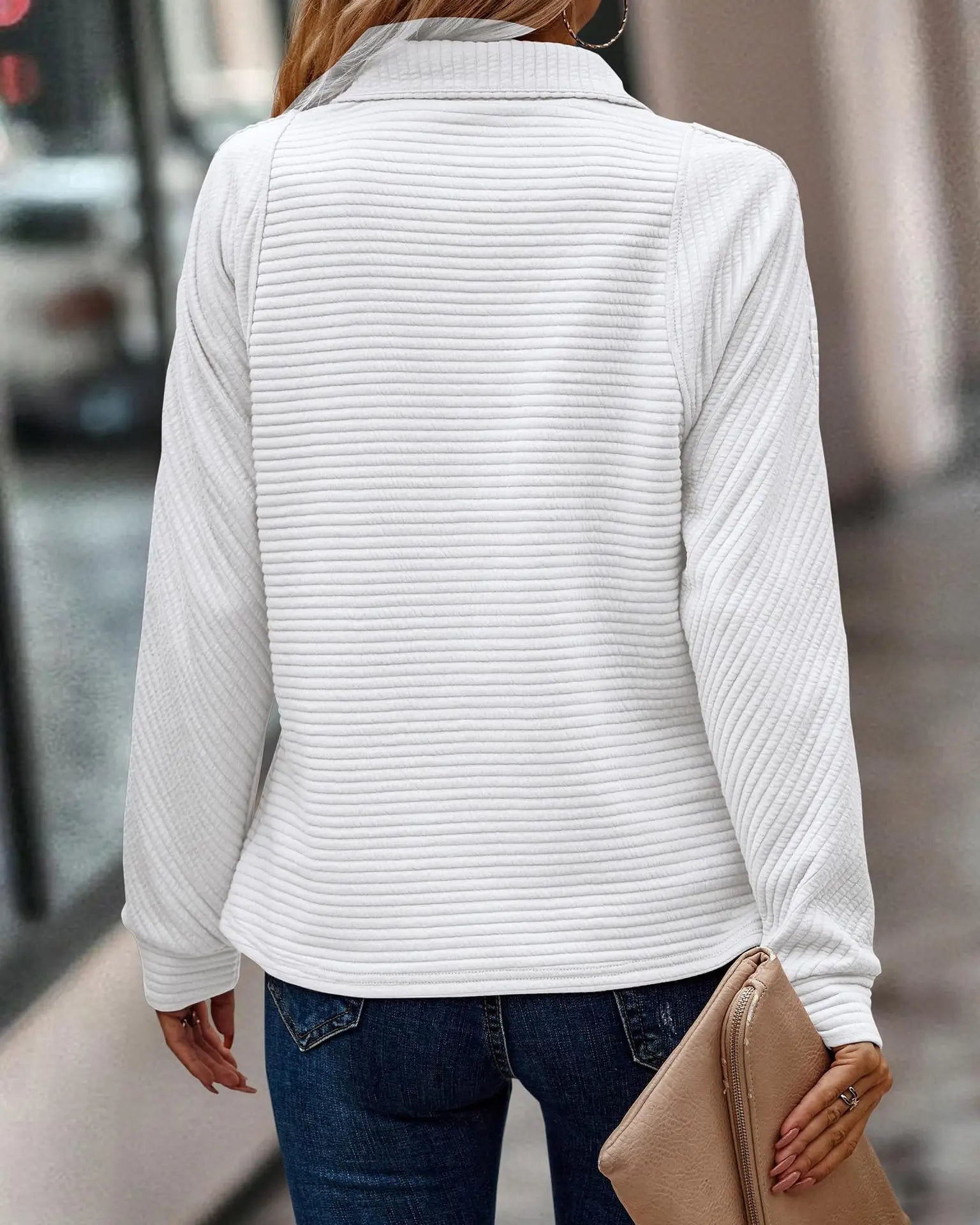 Ava™ | Elegant V-Neck Sweater