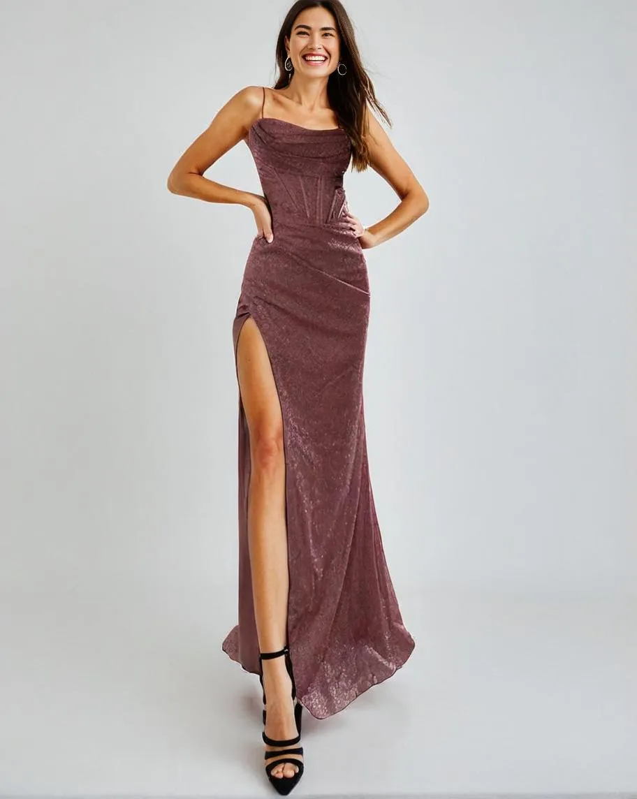 Dulcia™ | Romantic Sequin Maxi Dress