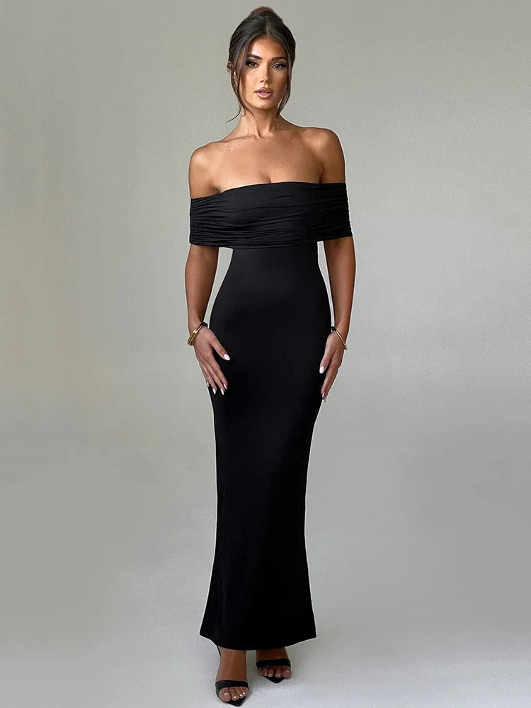 Dulcia™ | Elegant Off-Shoulder Dress