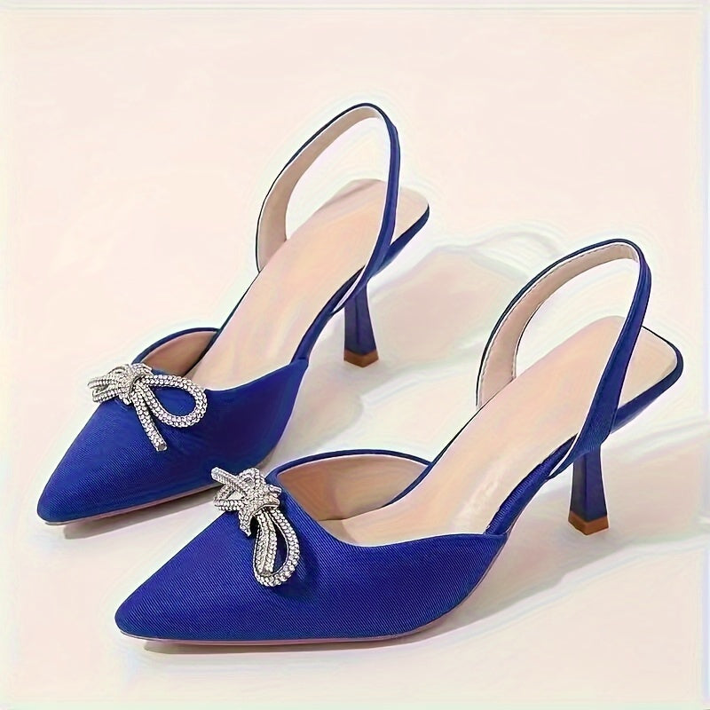 Dulcia™ | Rhinestone Bow Pumps